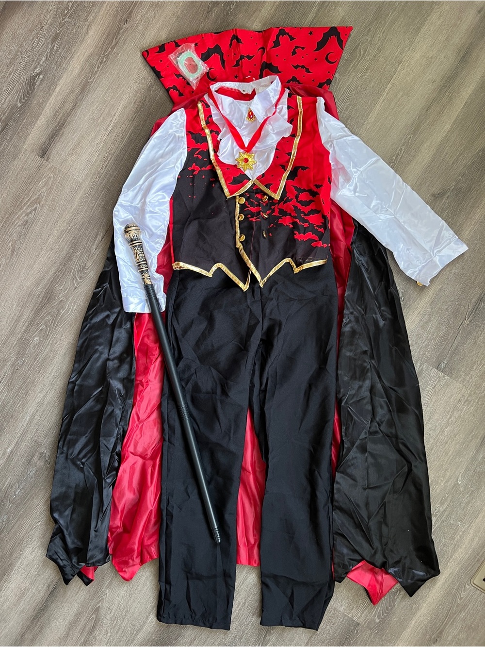 NEW Spooktacular Creations Childs Vampire Halloween Costume XL 12-14 years old
